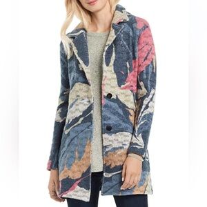 NWT Nic and Zoe Distinction Printed Coatigan.  Medium